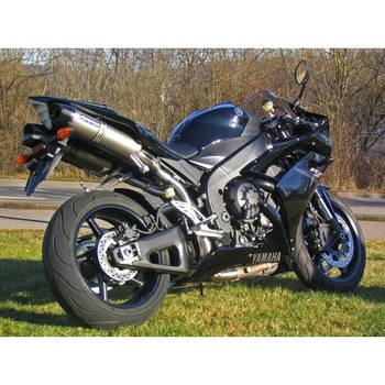 フルエキゾーストシステム ステンレス/フルチタン オーバル Q2C for YZF R1(07-08) BODIS (ボディス)