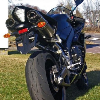 フルエキゾーストシステム ステンレス/フルチタン オーバル Q2C for YZF R1(07-08) BODIS (ボディス)