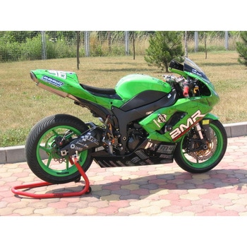 フルエキゾーストシステム ステンレス/フルチタン オーバル Q4 for NINJA ZX-6R(07-08) BODIS (ボディス)