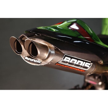 フルエキゾーストシステム ステンレス/フルチタン オーバル Q4 for NINJA ZX-6R(07-08) BODIS (ボディス)