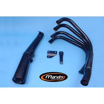 フルシステム 4/1 Master ブラック Marving Exhaust (マービングエキゾースト)