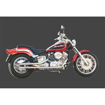 フルシステム ドラッグパイプ low long ステンレススチール &Oslash； 50 Yamaha XVS 650 DRAG STAR (97- Marving Exhaust (マービングエキゾースト)