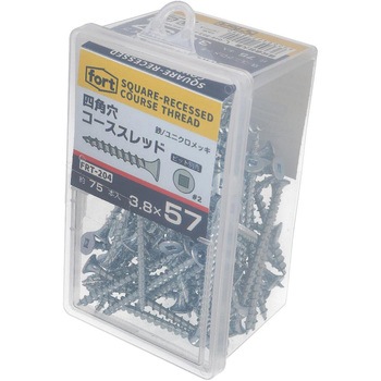 fortユニクロ コーススレッド 四角穴 fort
