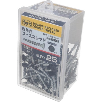 fort黒頭部塗装 コーススレッド 四角穴 fort