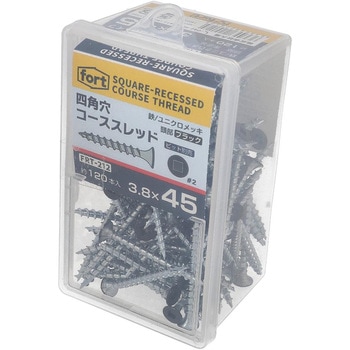 fort黒頭部塗装 コーススレッド 四角穴 fort