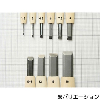刃物鋼彫刻刀 平刀 道刃物工業
