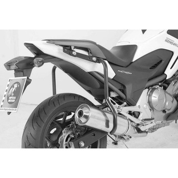 プロテクションバー Lock-it (ロックイット) バック ブラック Honda NC 700 S / 750 S / DCT HEPCO&BECKER (ヘプコ&ベッカー)
