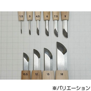 ハイス彫刻刀 ナギナタ右 道刃物工業