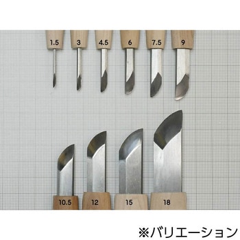 ハイス彫刻刀 ナギナタ左 道刃物工業
