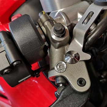 フロントBRAKE/クラッチ FLUID TANK BRACKET SCREW - TITANIUM CNC Racing (シーエヌシーレーシング)