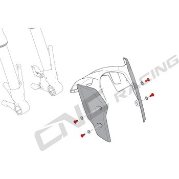 フロントmudguard screw kit Ducati Hypermotard 950 CNC Racing (シーエヌシーレーシング)