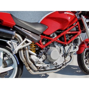 ヘッダキット + 2＞2 ステンレススチール -カーボン レーシング スリップオン DUCATI MONSTER S2R 1000 - ZARD (ザード)