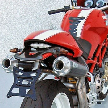 ヘッダキット + 2＞2 ステンレススチール -カーボン レーシング スリップオン DUCATI MONSTER S4RS/TESTA STRETTA ZARD (ザード)