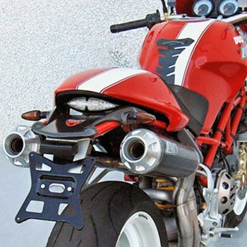 ヘッダキット + 2＞2 ステンレススチール -カーボン レーシング スリップオン DUCATI MONSTER S4RS/TESTA STRETTA ZARD (ザード)