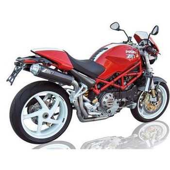 ヘッダキット + 2＞2 ステンレススチール -チタン レーシング スリップオン DUCATI MONSTER S2R 1000 ZARD (ザード)