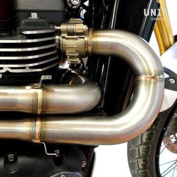 ヘッドパイプ Triumph without catalitic converter in inox | 3134 UnitGarage (ユニットガレージ)