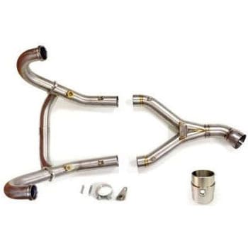 ヘッドパイプ without Catalytic Converter チタン with visible welding (EURO 5) | 1617TitS-21-1618-21 UnitGarage (ユニットガレージ)