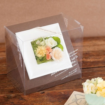 BKFフラワークリアワイドBOX/斜めスタンド付 HEADS(ヘッズ)