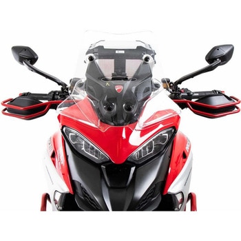 ヘプコ&ベッカー ハンドプロテクター， レッド， DUCATI ムルティストラーダ V4 HEPCO&BECKER (ヘプコ&ベッカー)