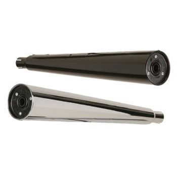 マフラー &Oslash； 40-43-45 Marvi クロム Universal M 18 Marving Exhaust (マービングエキゾースト)