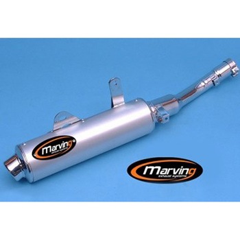 マフラー Amacal &Oslash； 100 クロム + アルミニウム - Marving Exhaust (マービングエキゾースト)