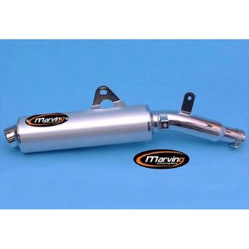 マフラー Amacal &Oslash； 100 クロム + アルミニウム - Marving Exhaust (マービングエキゾースト)