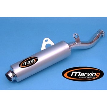 マフラー Amacal &Oslash； 100 クロム + アルミニウム Suzuki DR 650 RS/RSE (90-) Marving Exhaust (マービングエキゾースト)