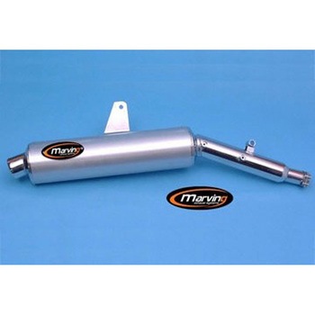 マフラー Amacal &Oslash； 114 クロム + アルミニウム Honda XLV 600 TRANSALP Marving Exhaust (マービングエキゾースト)