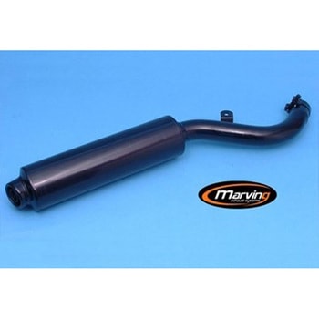 マフラー Edr ブラック Gilera RC 600 Marving Exhaust (マービングエキゾースト)