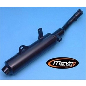 マフラー Edr ブラック Yamaha XT 250 - Marving Exhaust (マービングエキゾースト)