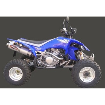マフラー Group Big Oval Quad Atv Line アルミ (クワッド・4輪バイク)YFZ 450 R 2005 YAMAHA Quad - Y/150/I Marving Exhaust (マービングエキゾースト)