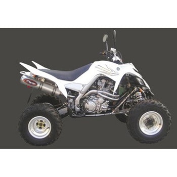 マフラー Group Big Oval Quad Atv Line アルミ (クワッド・4輪バイク)YFZ 700 R RAPTOR 2005> YAMAHA Quad - Marving Exhaust (マービングエキゾースト)
