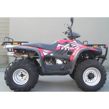 マフラー Group Small Oval Quad Atv Line アルミ (クワッド・4輪バイク)300 CLASSIC 4X4 2006 > LINHAI Quad - Marving Exhaust (マービングエキゾースト)