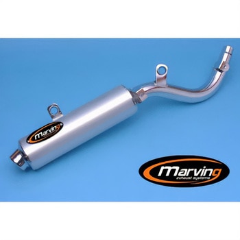 マフラー Legend クロム + アルミニウム Suzuki DR 650 SE 96 Marving Exhaust (マービングエキゾースト)