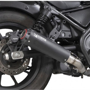 マフラー Red Power スリップオン Black Ceramic Coated Sleeve - Scorpion (スコーピオン)