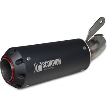 マフラー Red Power スリップオン Black Ceramic Coated Sleeve Scorpion (スコーピオン)