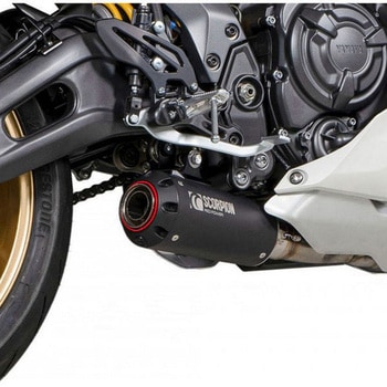 マフラー Red Power フルシステム Black Ceramic Coated Sleeve Scorpion (スコーピオン)