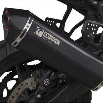 マフラー Serket Parallel スリップオン Black Ceramic Coated Sleeve Scorpion (スコーピオン)
