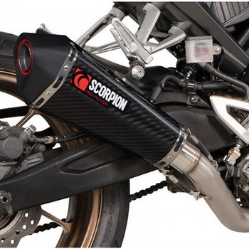 マフラー Serket Taper フルシステム カーボンファイバースリーブ Scorpion (スコーピオン)