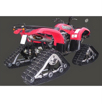マフラー Single Big Oval Quad Atv Line アルミ (クワッド・4輪バイク)GRIZZLY 660 2003 YAMAHA Quad - EU/A Marving Exhaust (マービングエキゾースト)