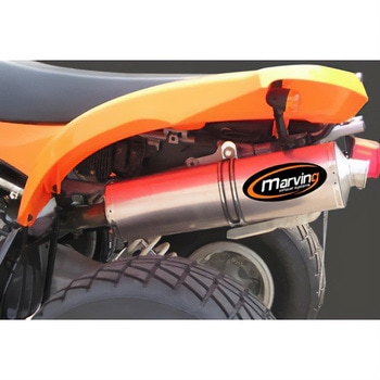 マフラー Single Big Oval Quad Atv Line アルミ (クワッド・4輪バイク)KVX 700 2003 > KAWASAKI Quad - EU/A Marving Exhaust (マービングエキゾースト)