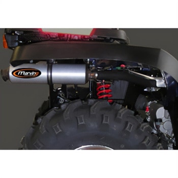 マフラー Single Round Φ 100 Quad Atv Line アルミ (クワッド・4輪バイク)SPORTSMAN 500 2004 > POLARIS Quad Marving Exhaust (マービングエキゾースト)