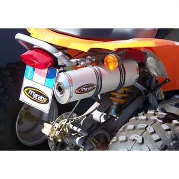 マフラー Single Small Oval Quad Atv Line アルミ (クワッド・4輪バイク)300 2009 > BAROSSA Quad - EU/ALO/ - Marving Exhaust (マービングエキゾースト)