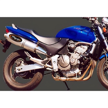 マフラー ビッグオーバル = 102x130 Superline アルミニウム Honda HORNET 600 (00-02) Marving Exhaust (マービングエキゾースト)