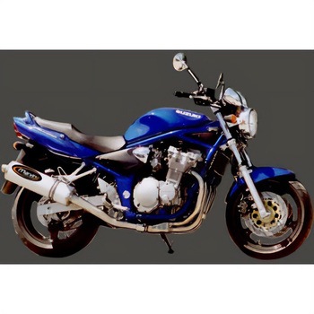 マフラー ビッグオーバル = 102x130 Superline アルミニウム Suzuki GSF 600 BANDIT 00 (00 Marving Exhaust (マービングエキゾースト)