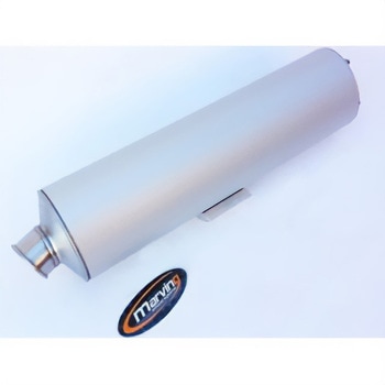 マフラー ビッグオーバル = 102x130 Superline アルミニウム Yamaha YZF R1 (00-01) Marving Exhaust (マービングエキゾースト)