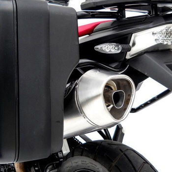 ミラーポリッシュド ステンレススチール スリップオン BMW F 800 GS (2008-2015) - ZARD (ザード)