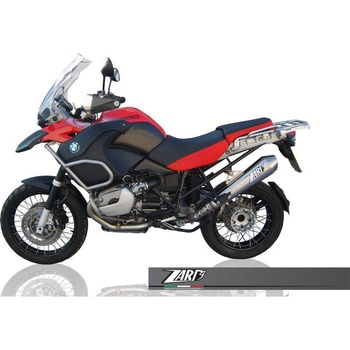 ミラーポリッシュド ステンレススチール スリップオン BMW R 1200 GS (2004-2009) ZARD (ザード)