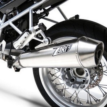 ミラーポリッシュド ステンレススチール スリップオン BMW R 1200 R (2004-2008) ZARD (ザード)