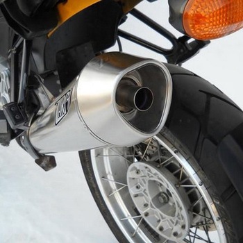 ミラーポリッシュド ステンレススチール レーシング スリップオン BMW F 800 R (2009-2011) ZARD (ザード)